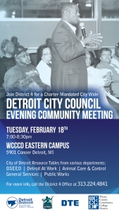 Community Meeting Announcement